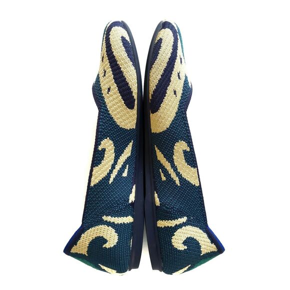 ROTHY'S The Flat eco friendly sustainable shoes Moroccan Blue Size 6.5 Retired - Picture 3 of 8